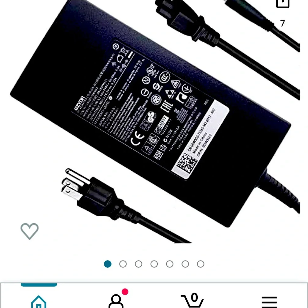 Power Supply For Dell Alliance Laptop DA180PM111 model #
